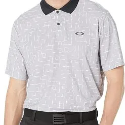 Oakley Men's Divisional Print Golf Polo Shirt