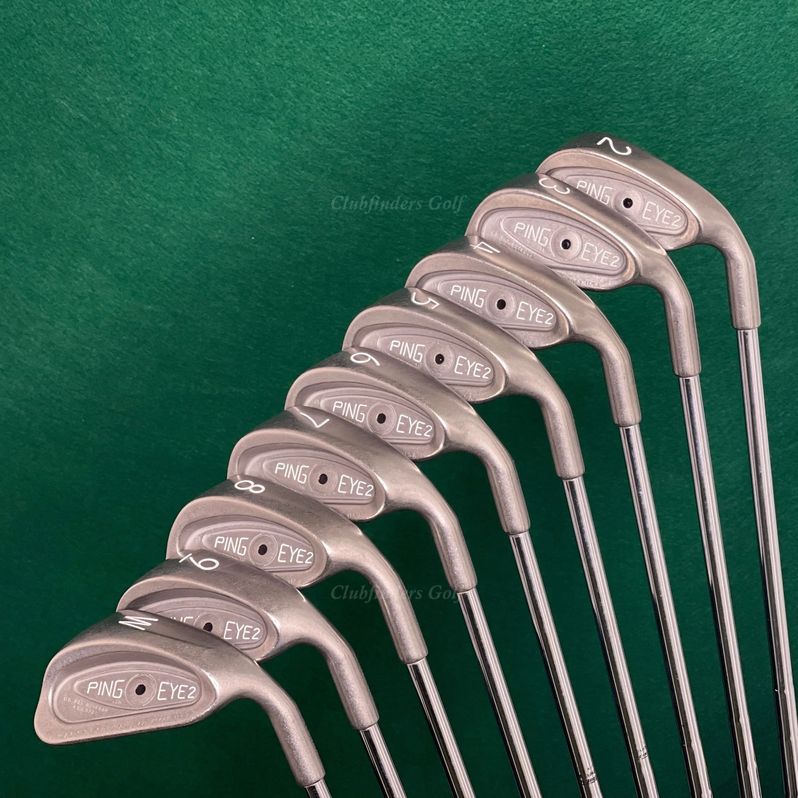 Ping Eye 2 Stainless Black Dot 2-PW Iron Set Karsten ZZ-Lite Steel Stiff 1 Ping Eye 2 Stainless Black Dot 2-PW Iron Set Karsten ZZ-Lite Steel Stiff